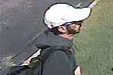 Surveillance image of the shooting suspect